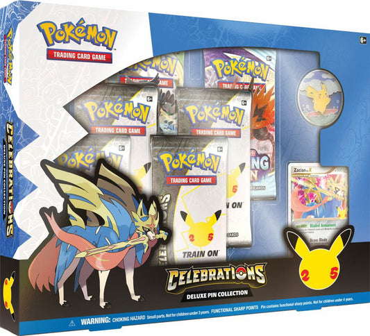 Celebrations Deluxe Pin Collection [Zacian LV. X] - Celebrations (CLB)